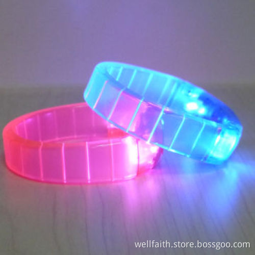 Intelligent sound activated LED bracelet for sale